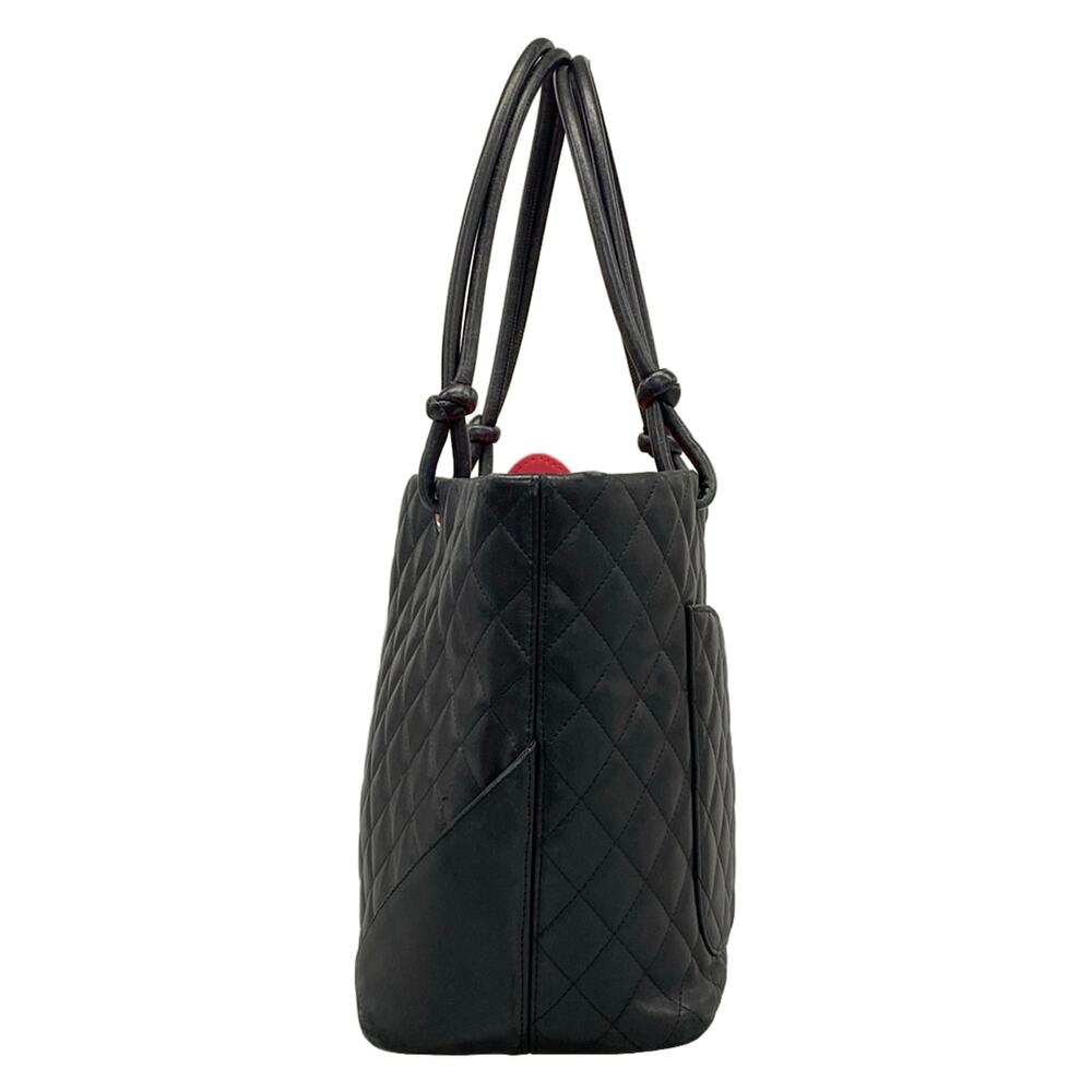 Chanel Cambon Line Large Tote Tote Bag Black White - Picture 4 of 15